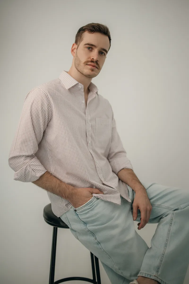 CAMISA  REGULAR  COM BOLSO 